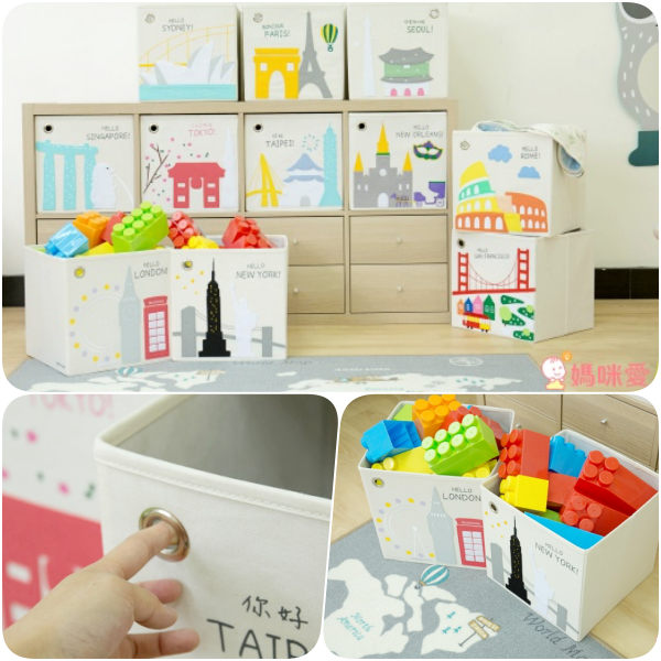 【美國 kaikai & ash】童趣可愛玩具收納箱全系列