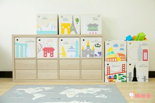 【美國 kaikai & ash】童趣可愛玩具收納箱全系列