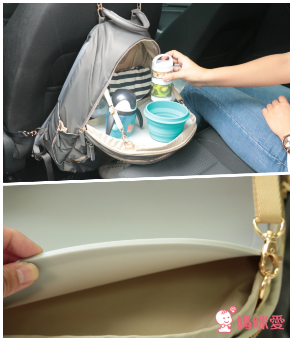 第一款結合餐桌設計 ✭ 韓國【 CARRI EIGHT 】質感時尚 ✧ 多功能 ✦ 防水媽媽包