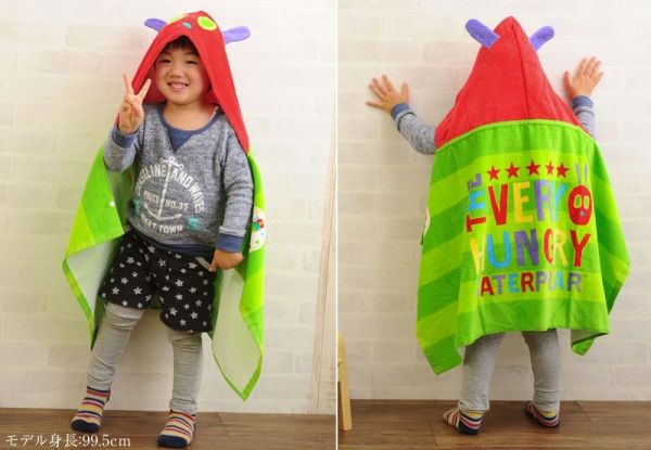 日本迪士尼✖三麗鷗★連帽毛巾罩袍 / 浴巾 / 防水包包