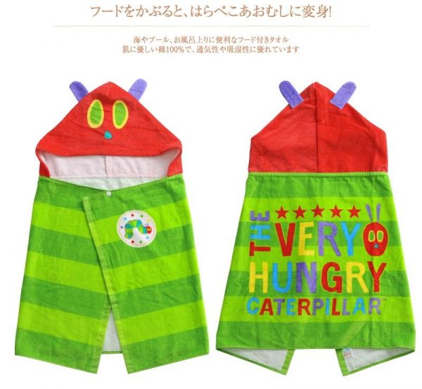 日本迪士尼✖三麗鷗★連帽毛巾罩袍 / 浴巾 / 防水包包