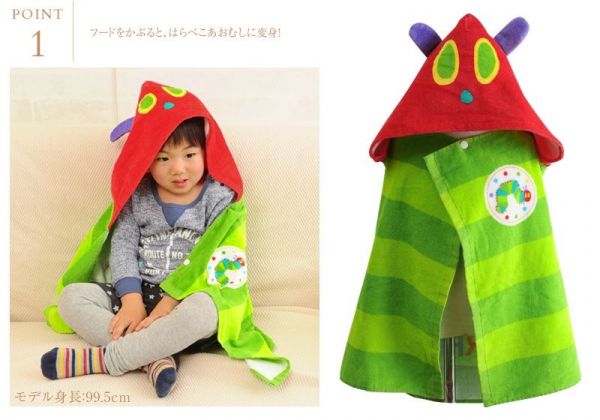 日本迪士尼✖三麗鷗★連帽毛巾罩袍 / 浴巾 / 防水包包