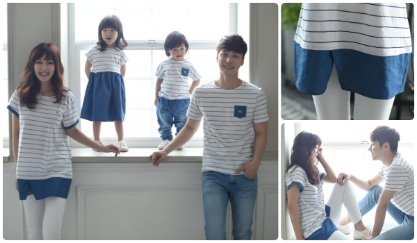 韓國 Manfimafi - 海軍風親子裝-爸比