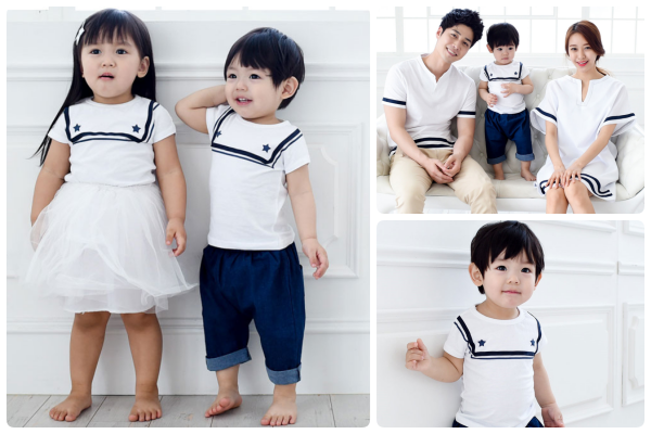 韓國 Manfimafi - 海軍風親子裝-爸比