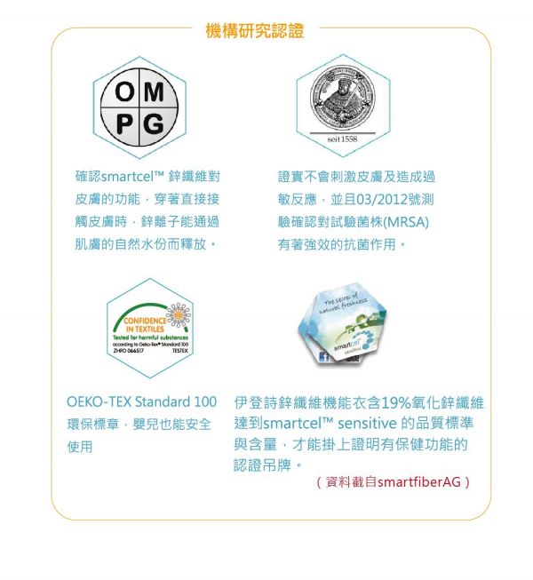 Edenswear 伊登詩 鋅健康防抓袖套背心