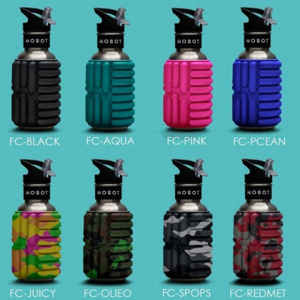 MOBOT 不鏽鋼2WAY按摩滾輪水壺