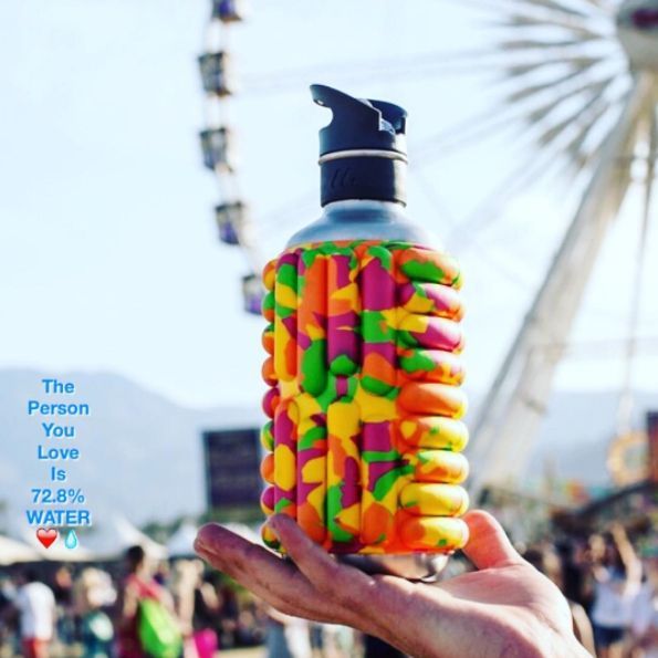 MOBOT 不鏽鋼2WAY按摩滾輪水壺