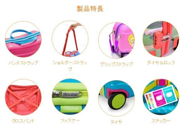 迪士尼經典款 ❤ 大容量【Ides】可愛乘坐軟殼行李箱