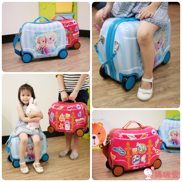 迪士尼經典款 ❤ 大容量【Ides】可愛乘坐軟殼行李箱