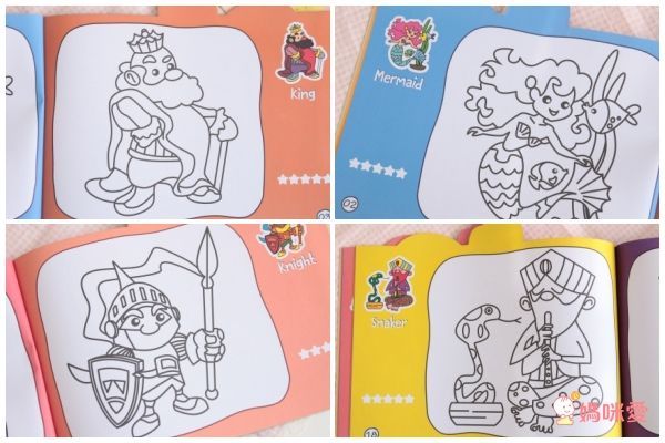 JoanMiro - 步步著色本-卡通人物篇