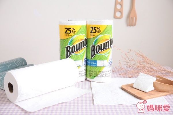 美國 Bounty 廚房清潔紙巾 ❤ 大小隨意撕，紙質再升級