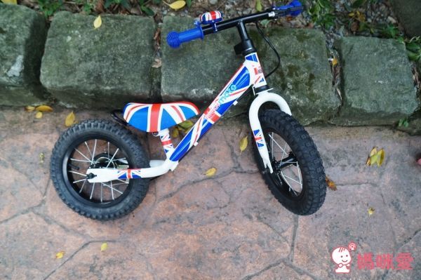 英國 Kiddimoto - 兒童滑步平衡車-時尚英倫(無煞車) (85~115cm/50kg內)-買就送同款車鈴