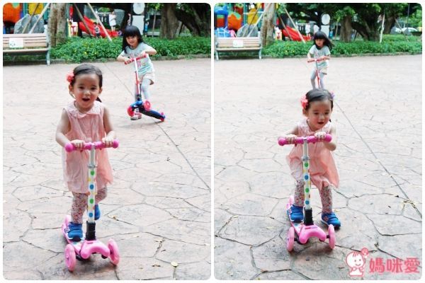 英國 Kiddimoto - 炫光摺疊滑板車Plus-粉紅邦妮 (95~140cm/40kg內)