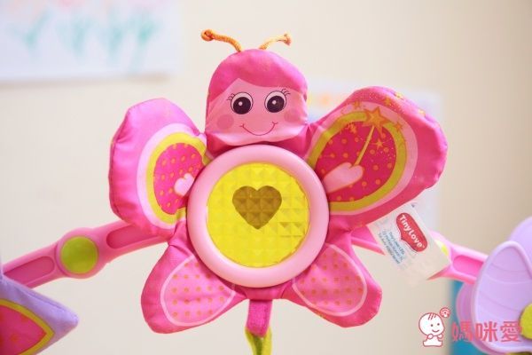Tiny Love - 嬰兒車益智玩具-粉色蝴蝶 (0M+)