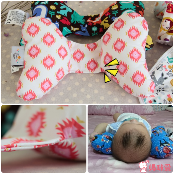【 美國 Rocking Baby 】嬰兒護頸枕 X 親膚顆粒毯 X 顆粒圍兜