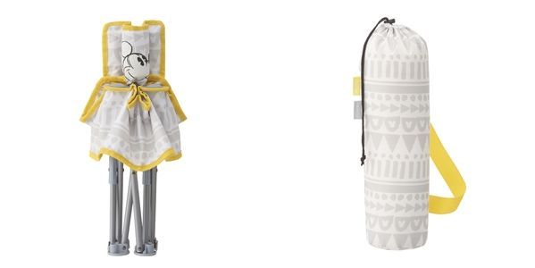 日本LOGOS 迪士尼折疊收納式小童戶外座椅(附肩背收納袋) 