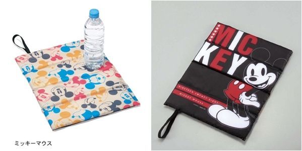 日本千趣會 迪士尼摺疊收納式坐墊 