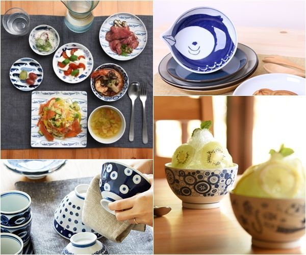 natural69 波佐見燒 - cocomarine方形餐盤-海之中 (17x17x2cm)