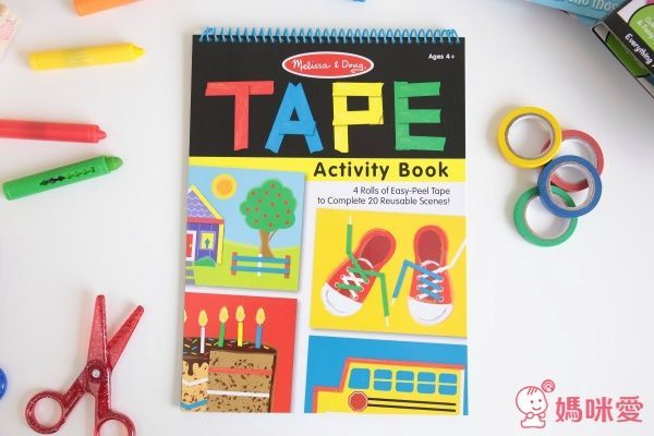 美國瑪莉莎 Melissa & Doug - MD 勞作-紙膠帶貼貼樂學習書