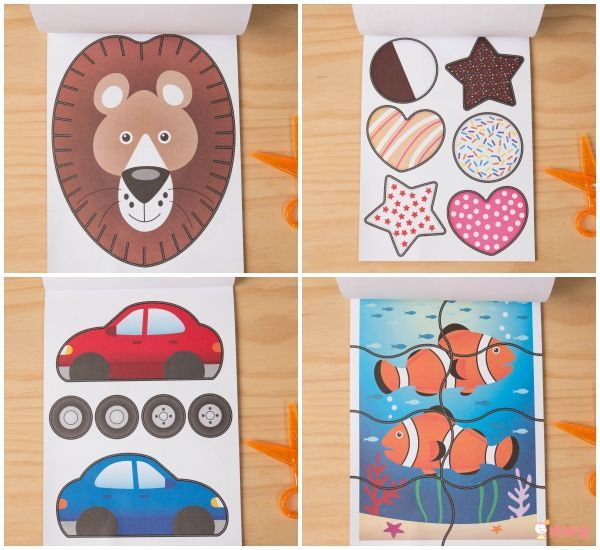 美國瑪莉莎 Melissa & Doug - MD 勞作-學習剪紙遊戲簿,附剪刀