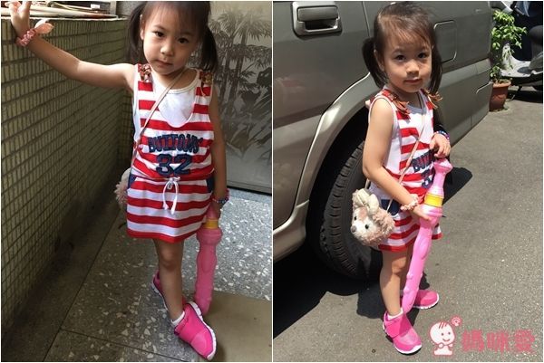 日本KenKenPa 超輕量魔鬼氈透氣網眼小童運動鞋