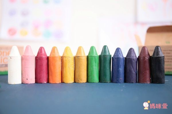 紐西蘭 Honey Sticks - 純天然蜂蠟無毒蠟筆-1歲以上寶寶適用-矮胖型-12色