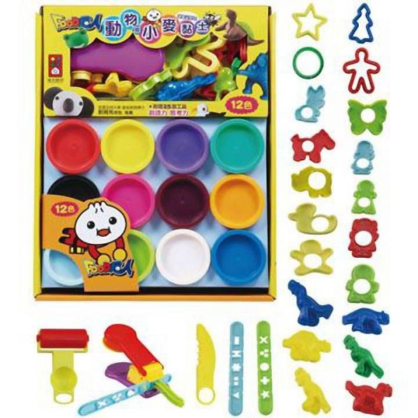 CP值高可重複玩！【風車圖書】造型小麥黏土