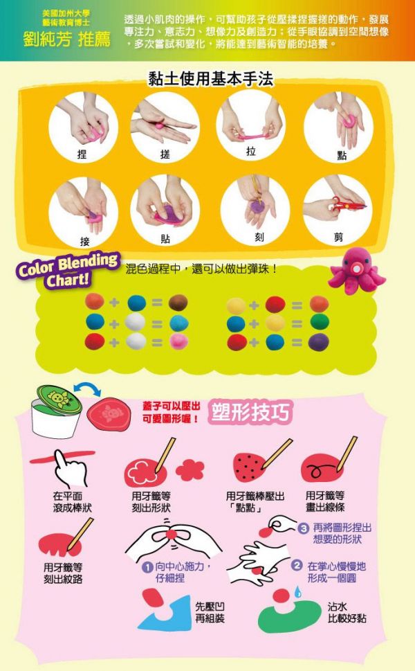 風車圖書 - 有趣小麥黏土-4色經典組(紅+綠+紫+黃)-FOOD超人-2022新版