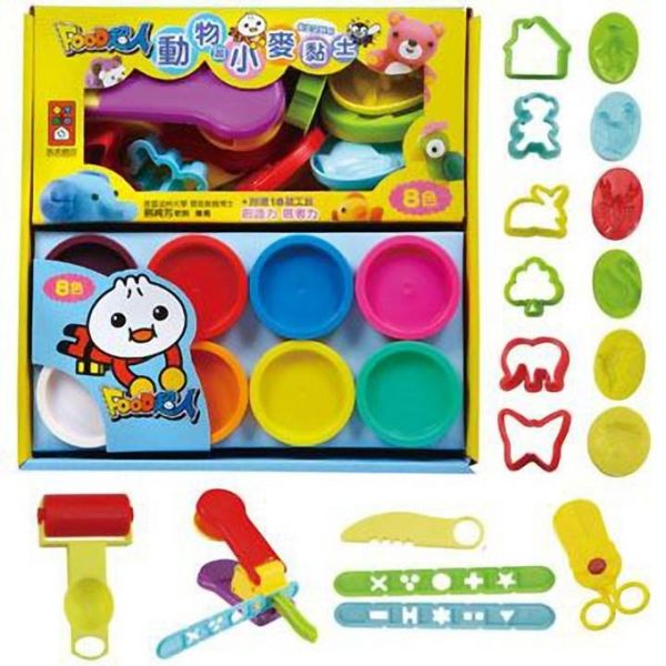 CP值高可重複玩！【風車圖書】造型小麥黏土