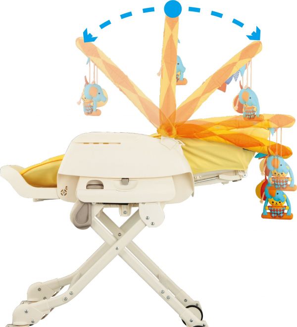 日本Combi Joy EF歡樂馬戲團 安撫餐椅搖床