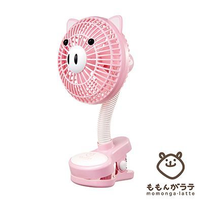 【 小獅王 Simba 】蘿蔓晶鑽玻璃奶瓶系列 ✕ 日本萌萌家夾式電風扇