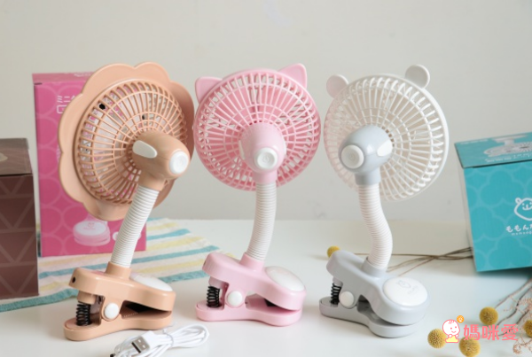 【 小獅王 Simba 】蘿蔓晶鑽玻璃奶瓶系列 ✕ 日本萌萌家夾式電風扇