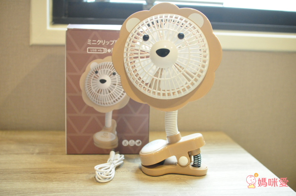 【 小獅王 Simba 】蘿蔓晶鑽玻璃奶瓶系列 ✕ 日本萌萌家夾式電風扇