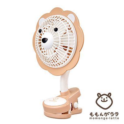 【 小獅王 Simba 】蘿蔓晶鑽玻璃奶瓶系列 ✕ 日本萌萌家夾式電風扇