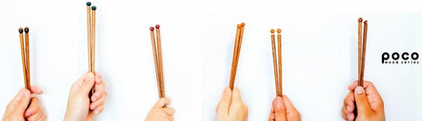 【日本KOJI】POCO 木製筷子筷架組、點心盤