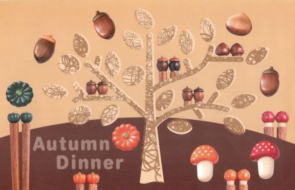 日本KOJI POCO 可愛木頭親子筷