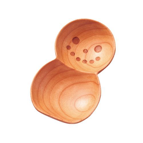 日本KOJI POCO 可愛木頭點心盤