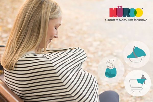 母乳媽咪首選 ❤ 美國 NUROO 唯美哺乳圍巾 ✕ 三階段成長包巾