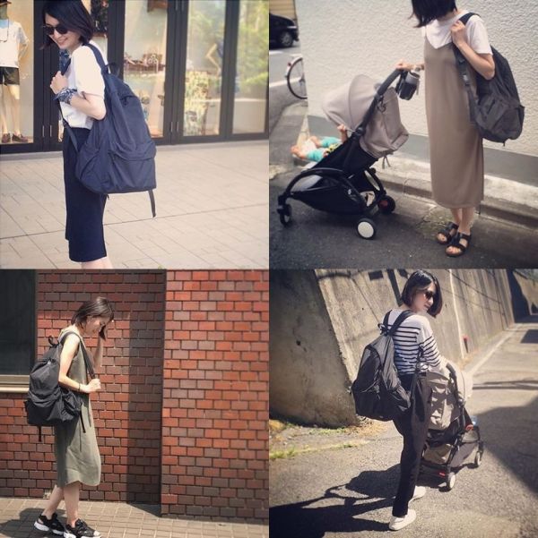 日本赤すぐ akasugu x 人氣造型師聯名款 2WAY媽媽後背包