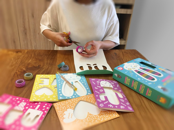 在家擁有小小畫室【澳洲 Tiger Tribe】旅行著色盒＆窗花彩繪