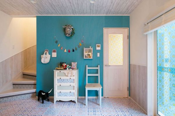 風靡全球花磚熱潮✿日本 decolfa 幾何花紋地貼、壁磚貼、裝飾膠帶