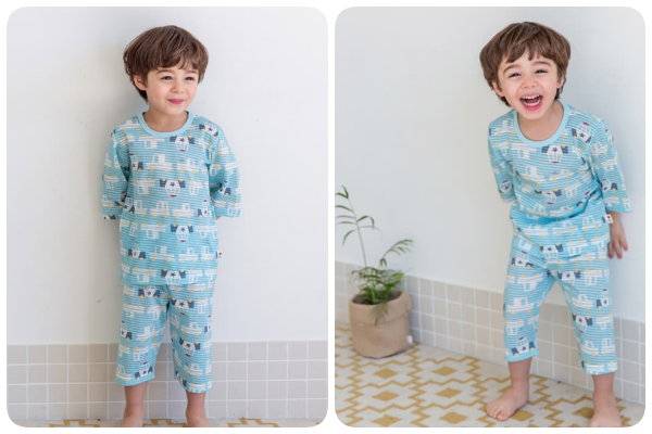 韓國 kikistory 100%純棉涼夏家居服