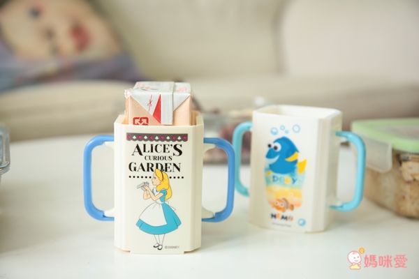 日本 SKATER - 日本製折疊式可調整飲料手拿杯架-海底總動員