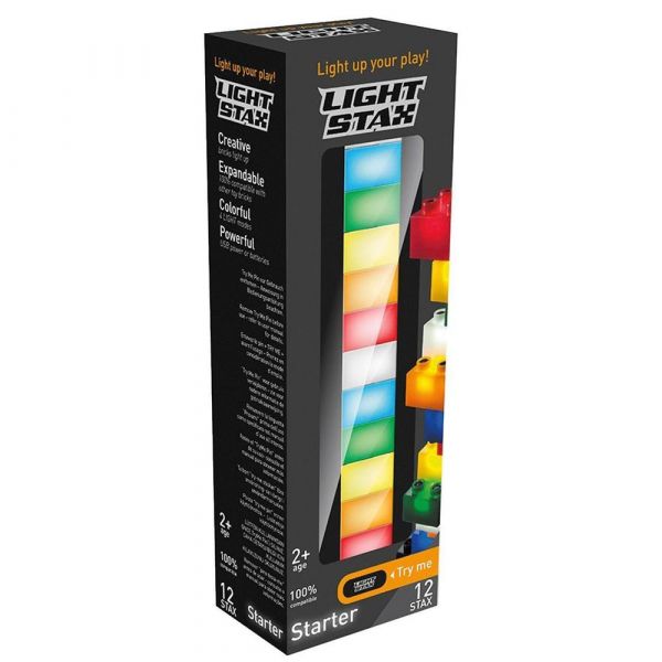 美國 Light Stax - LETTERS亮亮積木-大顆粒系列-字母款-24顆