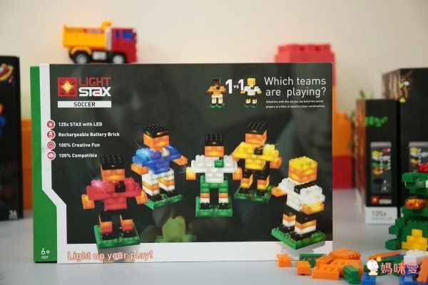 美國 Light Stax - LETTERS亮亮積木-大顆粒系列-字母款-24顆