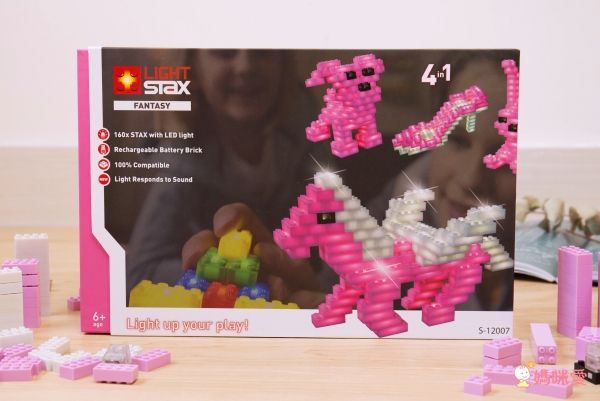 美國 Light Stax - LETTERS亮亮積木-大顆粒系列-字母款-24顆