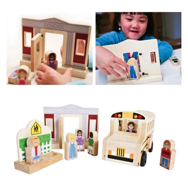 Amazon五星【美國瑪莉莎】超大交通遊戲地墊、木製軌道車車玩具