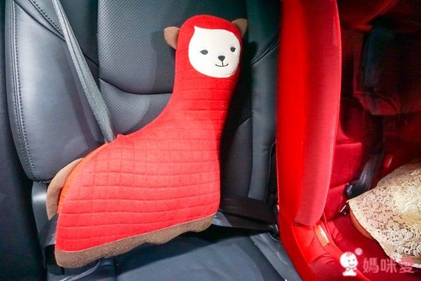 韓國 kidu hugdoll 可愛羊駝安全帶抱枕