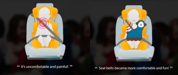 韓國 kidu hugdoll 可愛羊駝安全帶抱枕