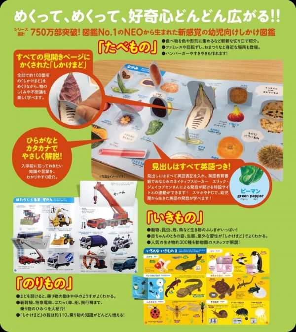 日本小學館 NEO系列翻翻書圖鑑